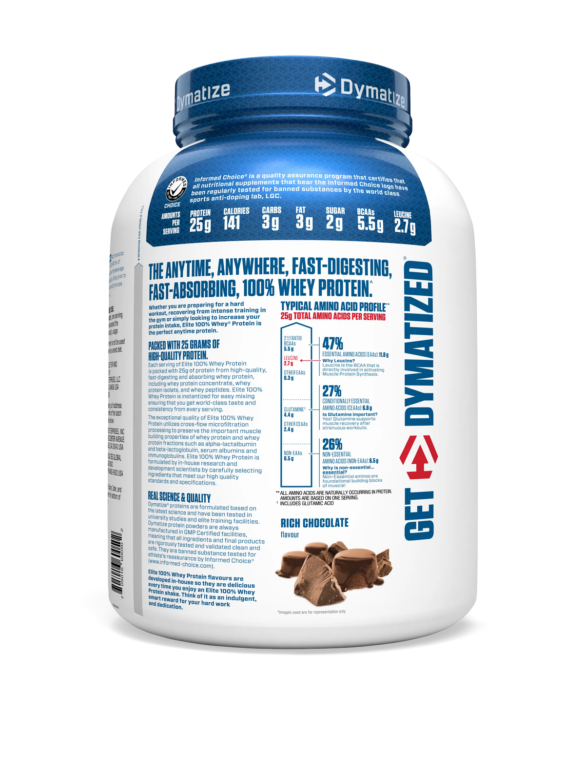 Dymatize Elite 100% Whey Protein Product vendor