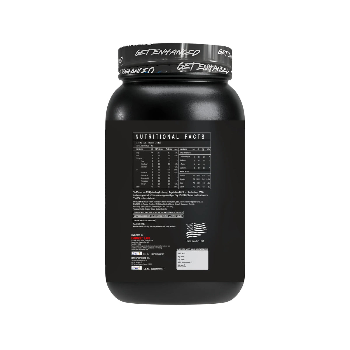 Enhanced Intra Fuel Creatine + Carbs Product vendor