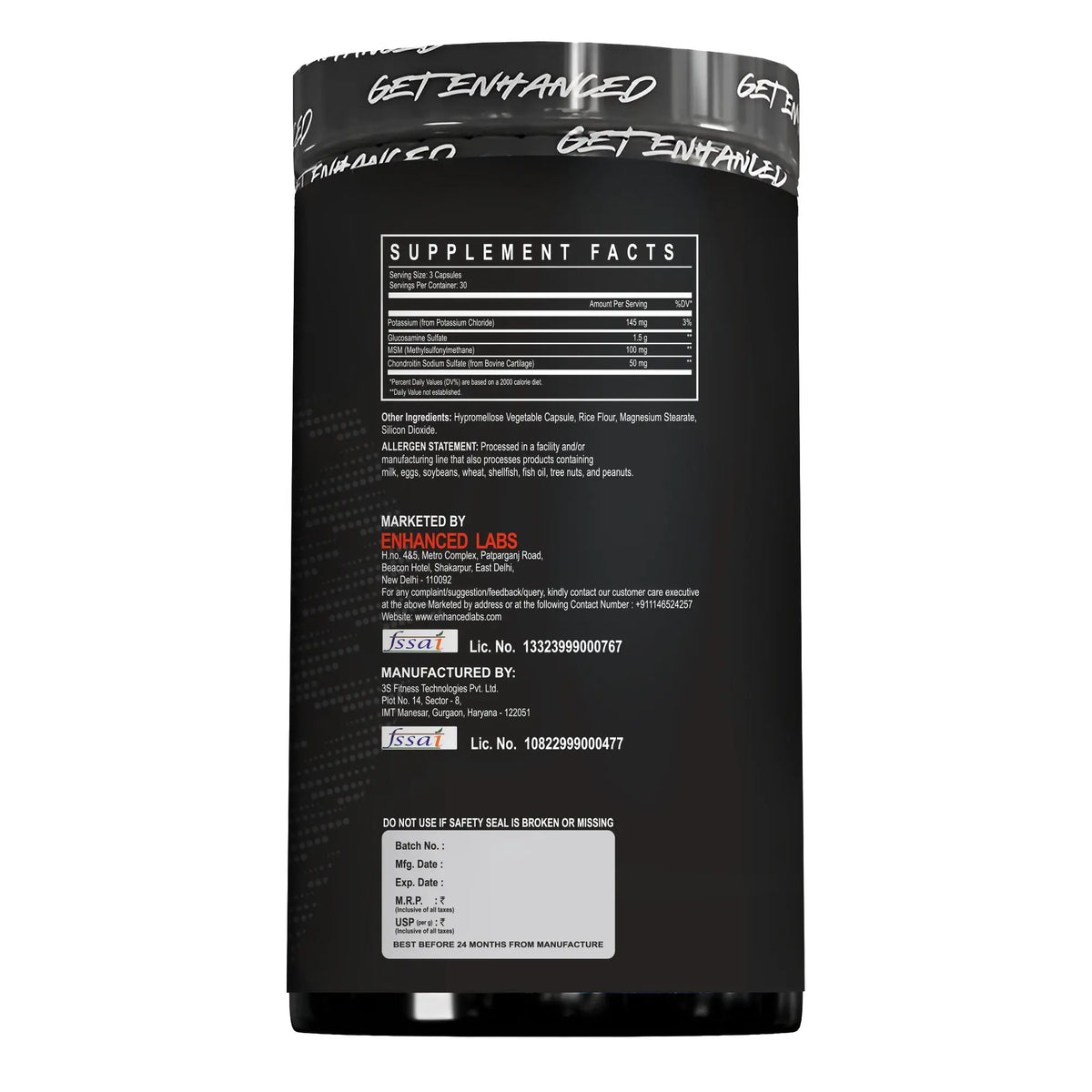 Enhanced Joint Guard (90 Capsules) Product vendor