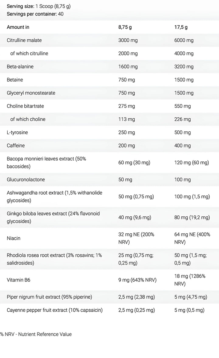 FA Xtreme Napalm Pre-Contest Pumped 350g Product vendor