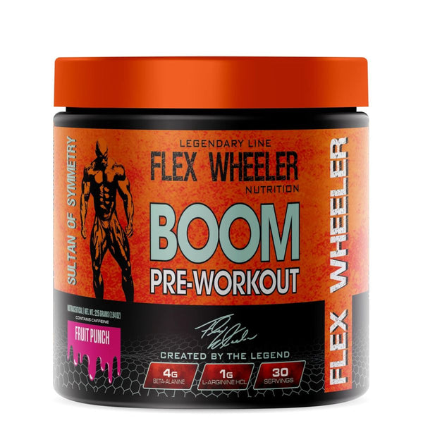 Flex Wheeler Nutrition Boom Pre Workout Product vendor