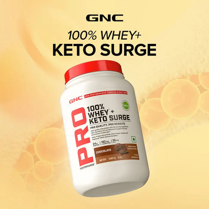 GNC 100% Whey + Keto Surge Product vendor