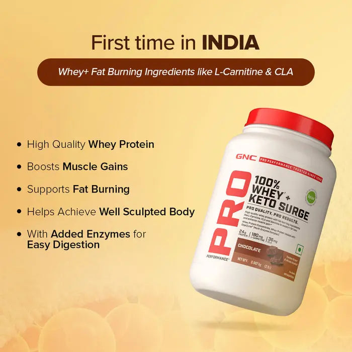 GNC 100% Whey + Keto Surge Product vendor