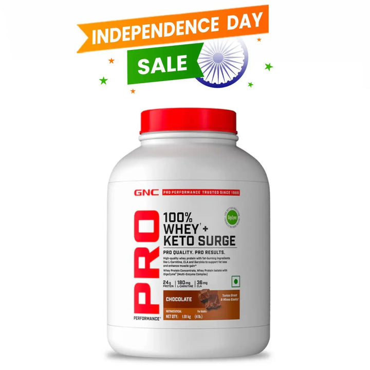 GNC 100% Whey + Keto Surge Product vendor