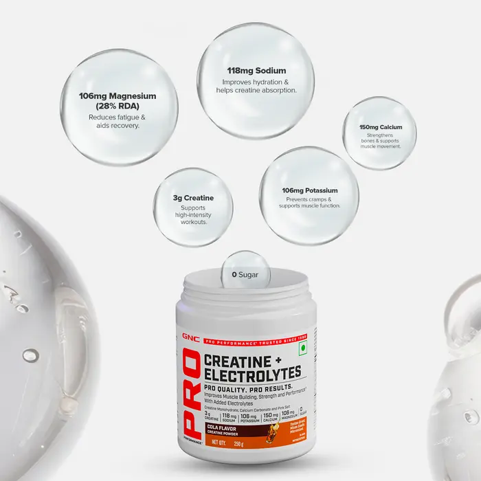 GNC Creatine + Electrolytes Product vendor