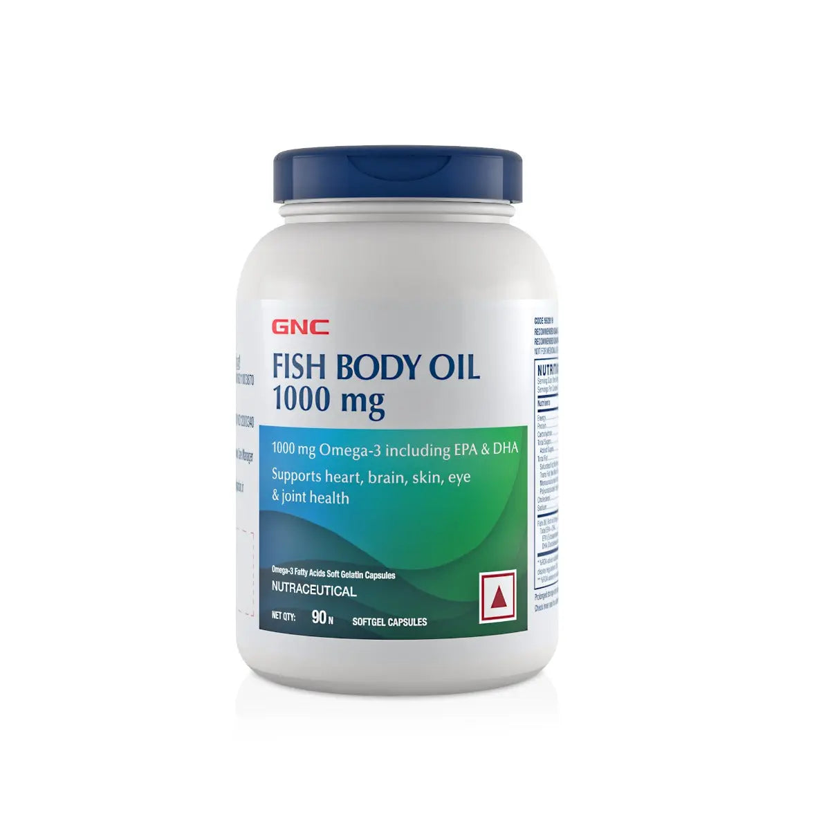 GNC Fish Body Oil 1000 mg - 90 Softgels GNC