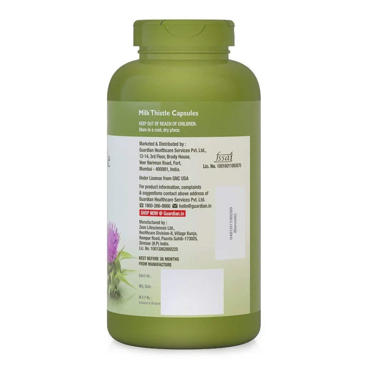 GNC Milk Thistle 250Mg Capsules - 90 Count - Halt