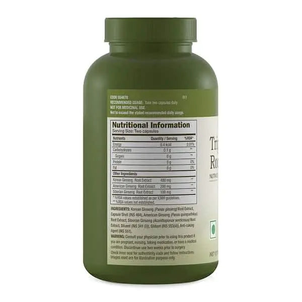 GNC Herbal Plus Triple Ginseng Capsules