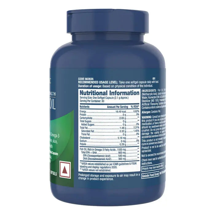 GNC Triple Strength Fish Oil GNC