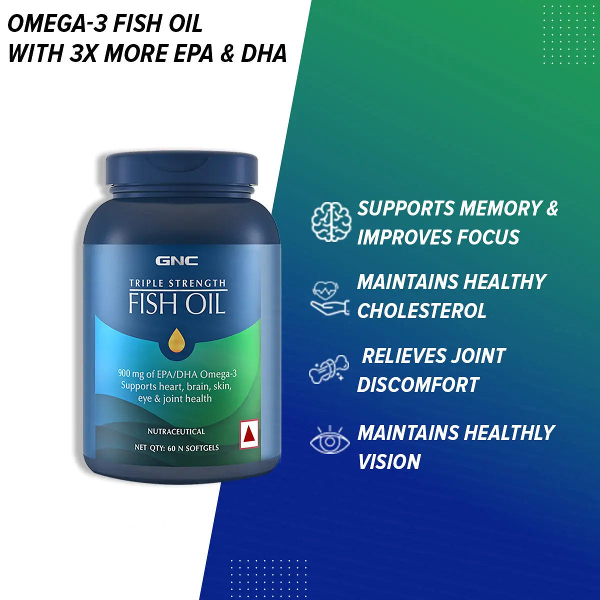 GNC Triple Strength Fish Oil GNC