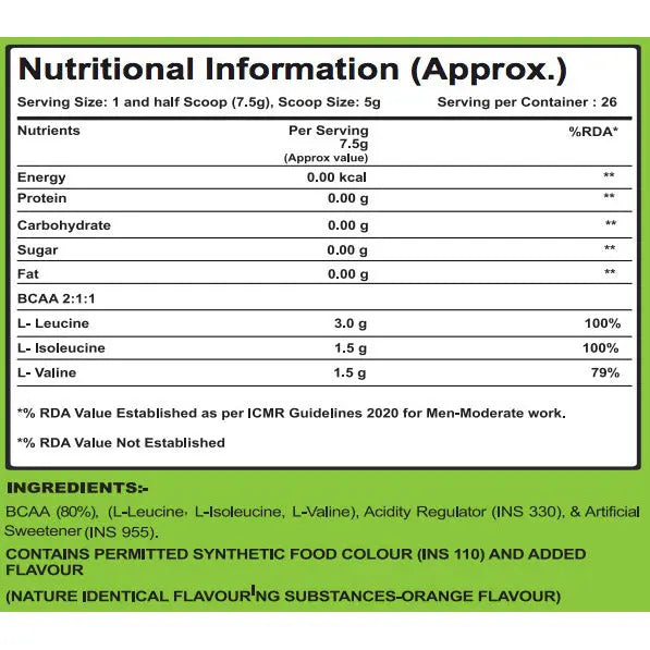 Gibbon Nutrition Daily BCAA 2:1:1 Product vendor