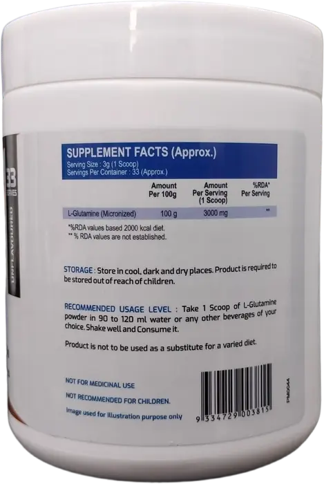 International Protein L-Glutamine 3000mg (100g) Product vendor