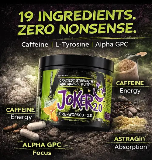 Joker Pre-Workout 2.0 – Extreme Energy, Focus & Pump Formula Product vendor