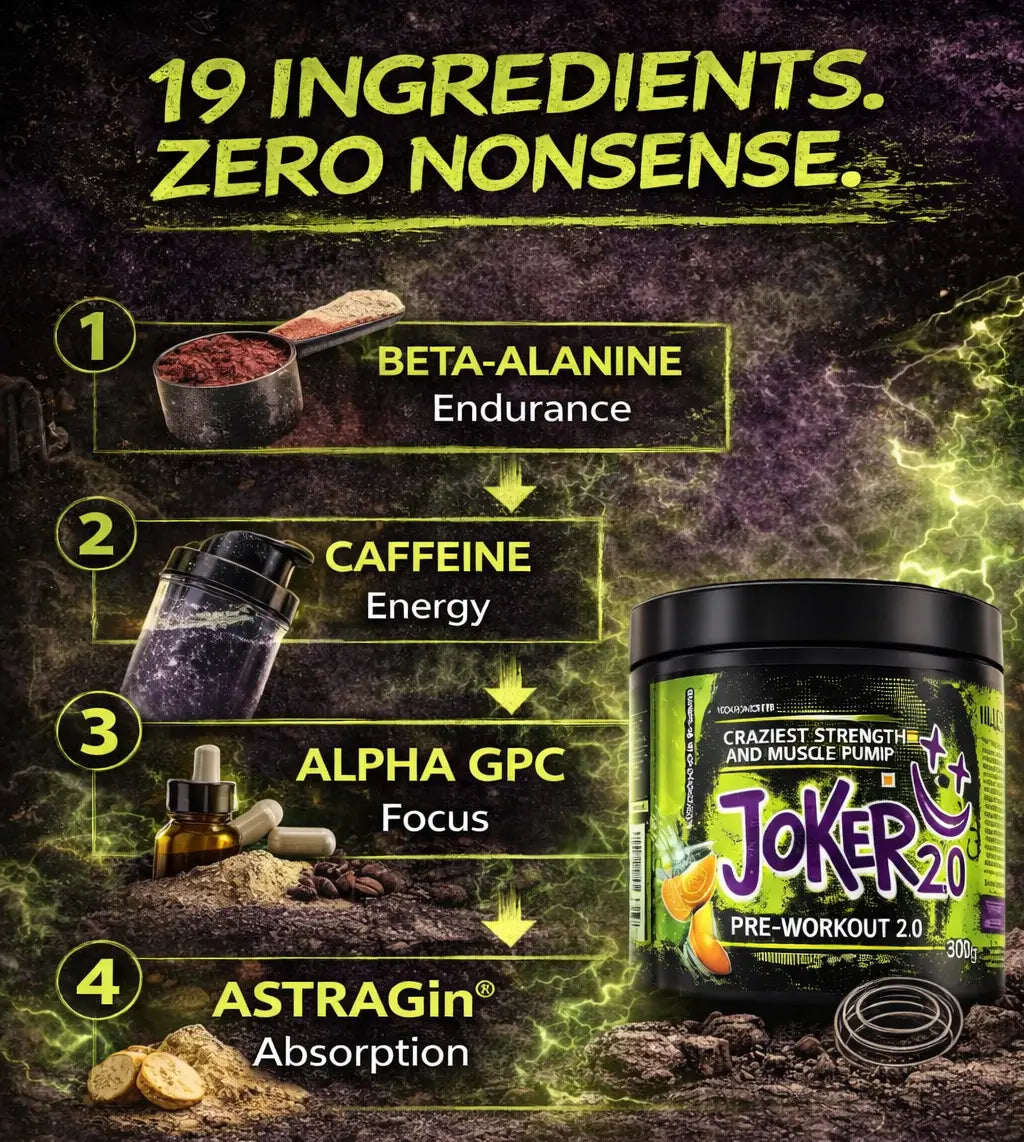 Joker Pre-Workout 2.0 – Extreme Energy, Focus & Pump Formula Product vendor