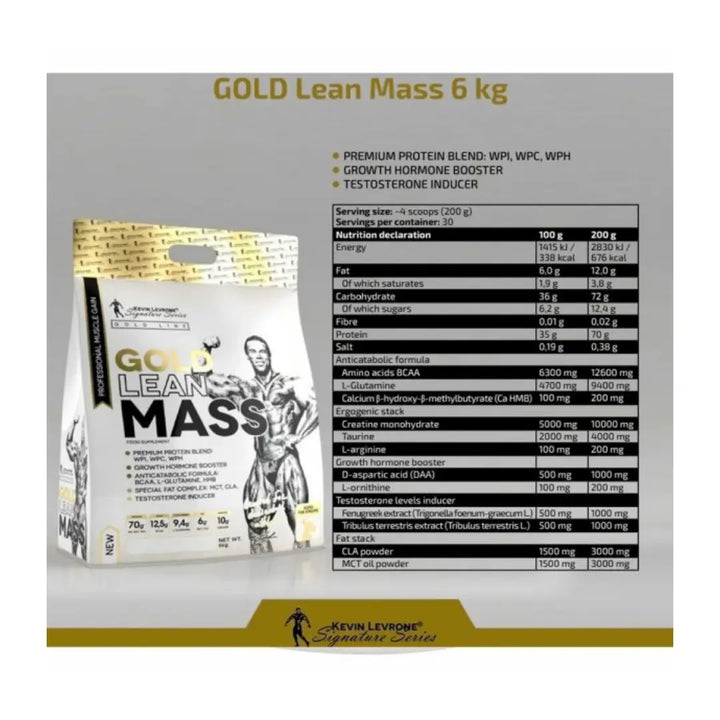 Kevin Levrone Gold Series Lean Mass - Halt