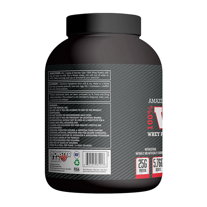 Monster Labs 100% Whey 5Lbs Product vendor