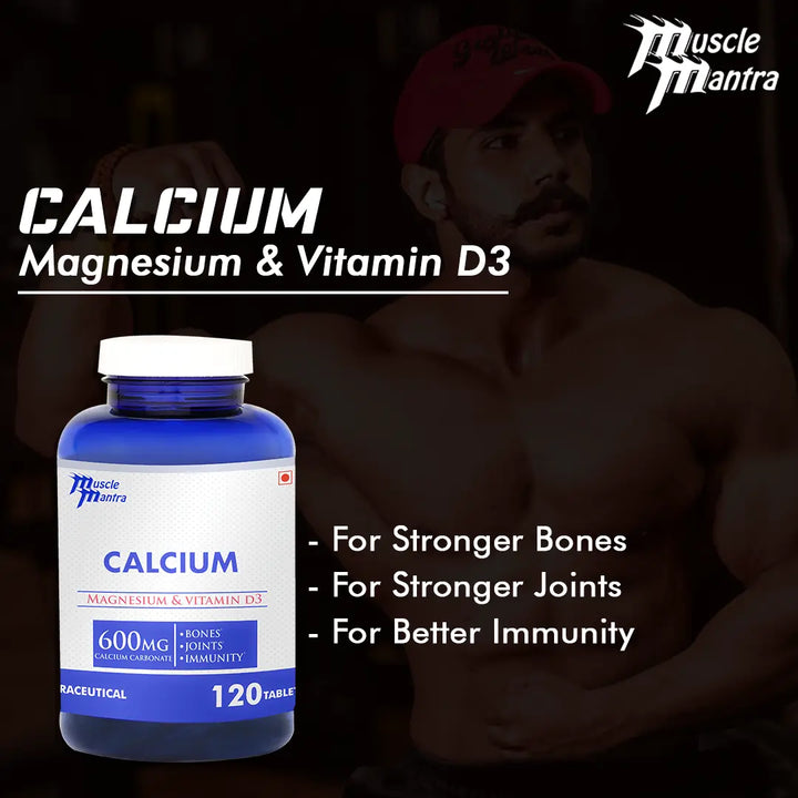 Muscle Mantra Calcium 120Tabs Muscle Mantra