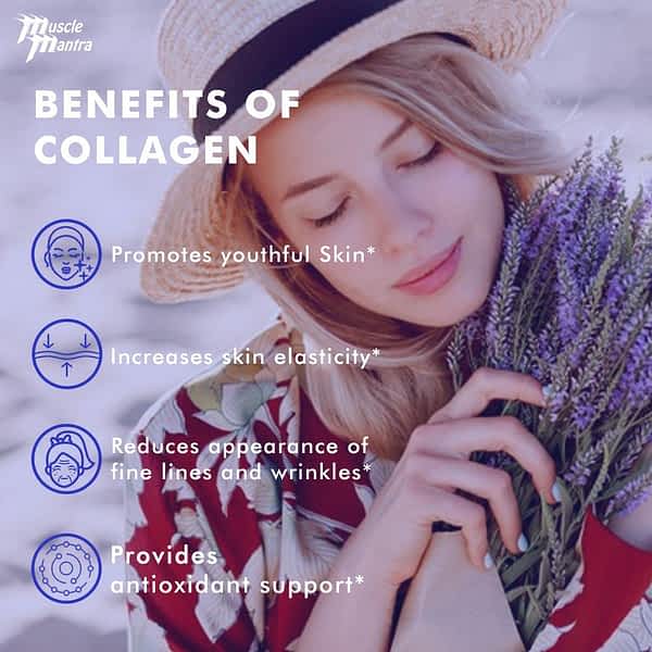 MUSCLE MANTRA Hydrolysed Collagen Type 1&3 - Halt