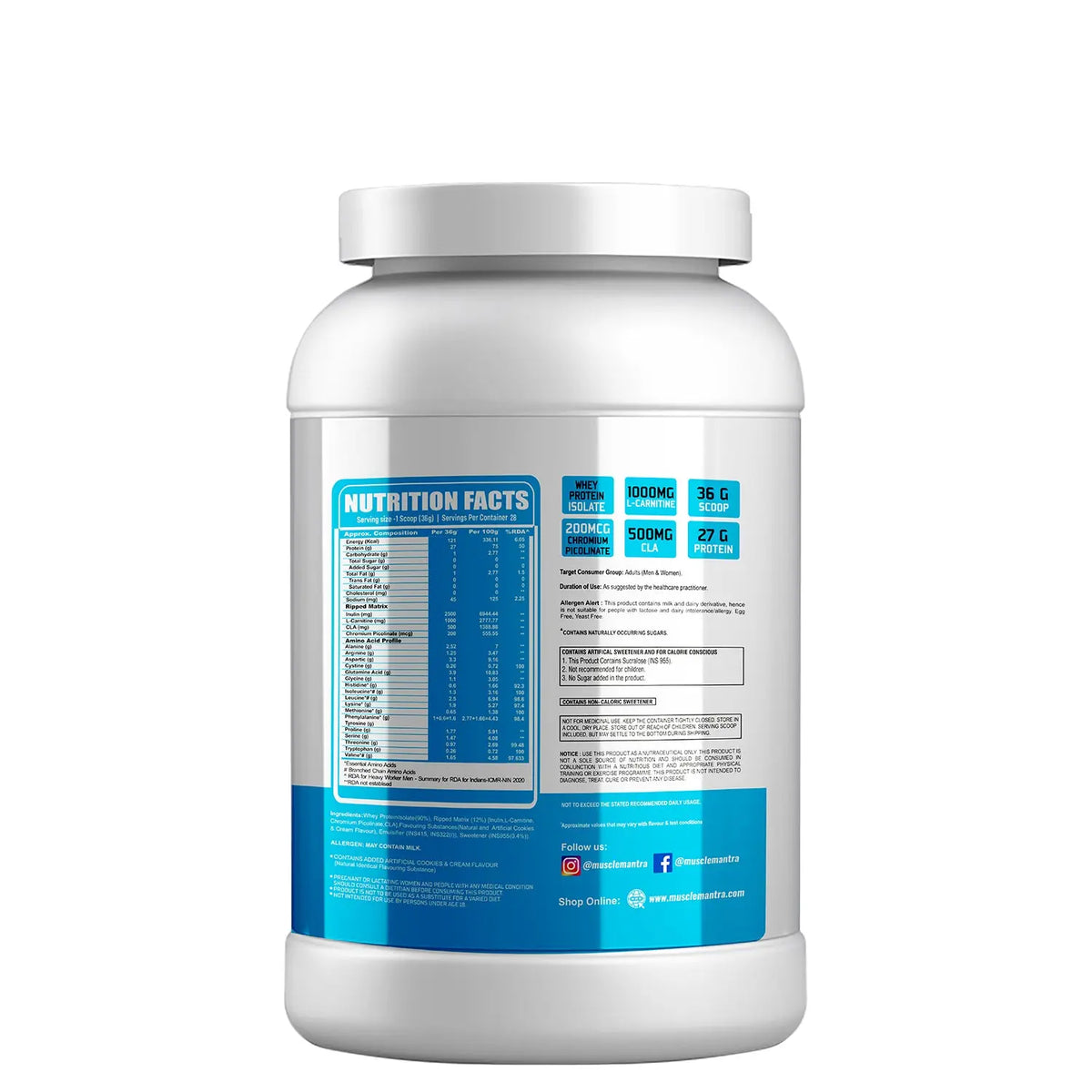 Muscle Mantra Iso Ace Ripped Product vendor