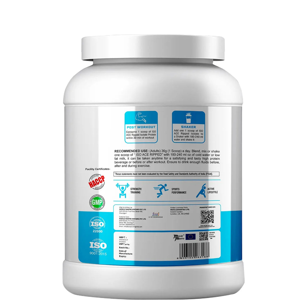 Muscle Mantra Iso Ace Ripped Product vendor