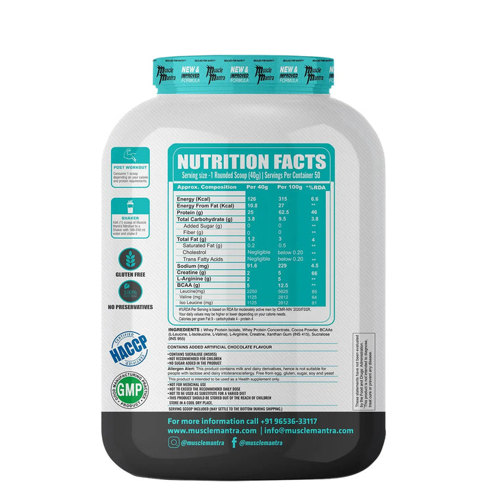 Muscle Mantra NitroFuel Lean Whey Muscle builder Product vendor