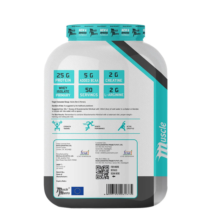 Muscle Mantra NitroFuel Lean Whey Muscle builder Product vendor