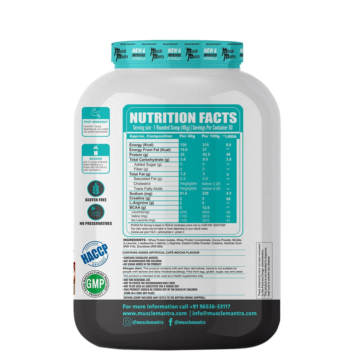 Muscle Mantra NitroFuel Lean Whey Muscle builder Product vendor