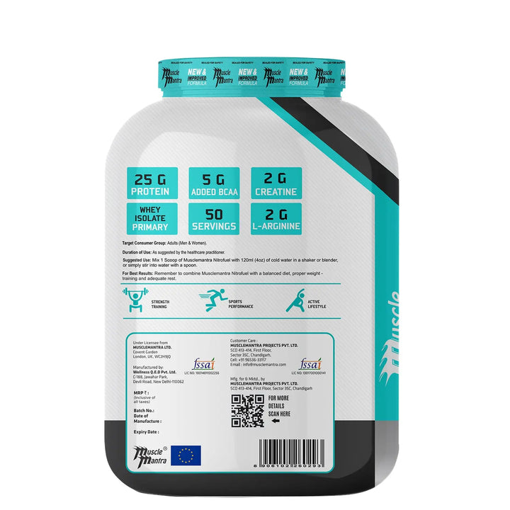 Muscle Mantra NitroFuel Lean Whey Muscle builder Product vendor