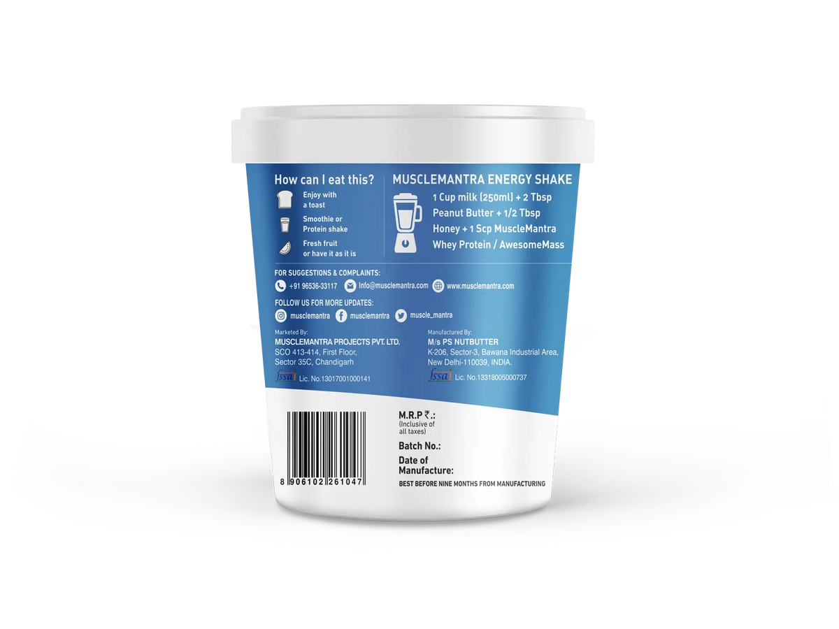 MUSCLE MANTRA PEANUT BUTTER - Halt