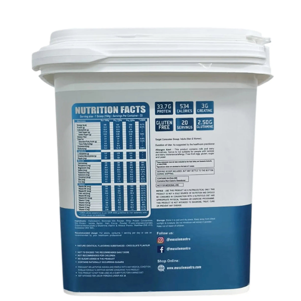 Muscle Mantra Pro Series Awesome Mass Gainer