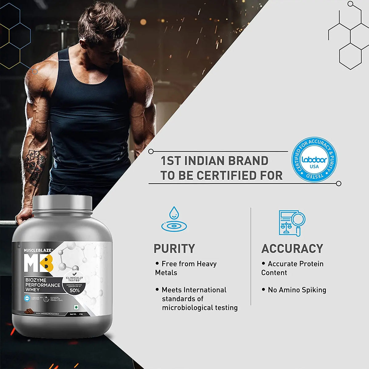 MuscleBlaze Biozyme Performance Whey Protein Product vendor