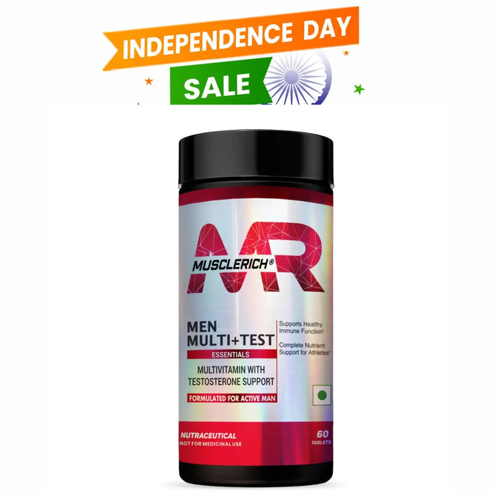 MuscleRich® Men Multi+Test (Multivitamin with Testosterone Support) 60 Tablets CB Product vendor