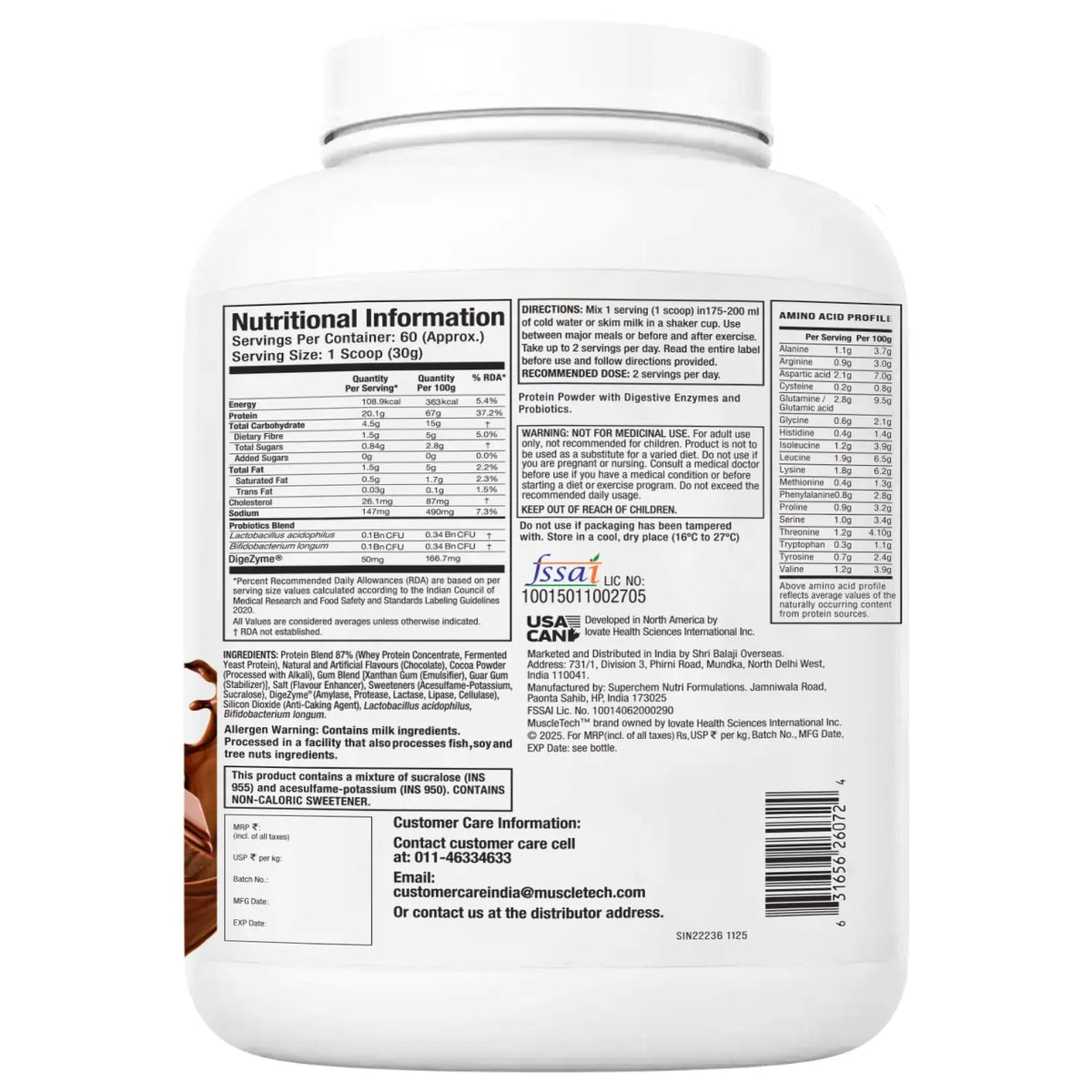 MuscleTech Advanced Whey Protein+ Product vendor