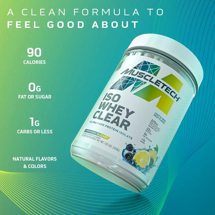 MuscleTech ISO Whey Clear Product vendor