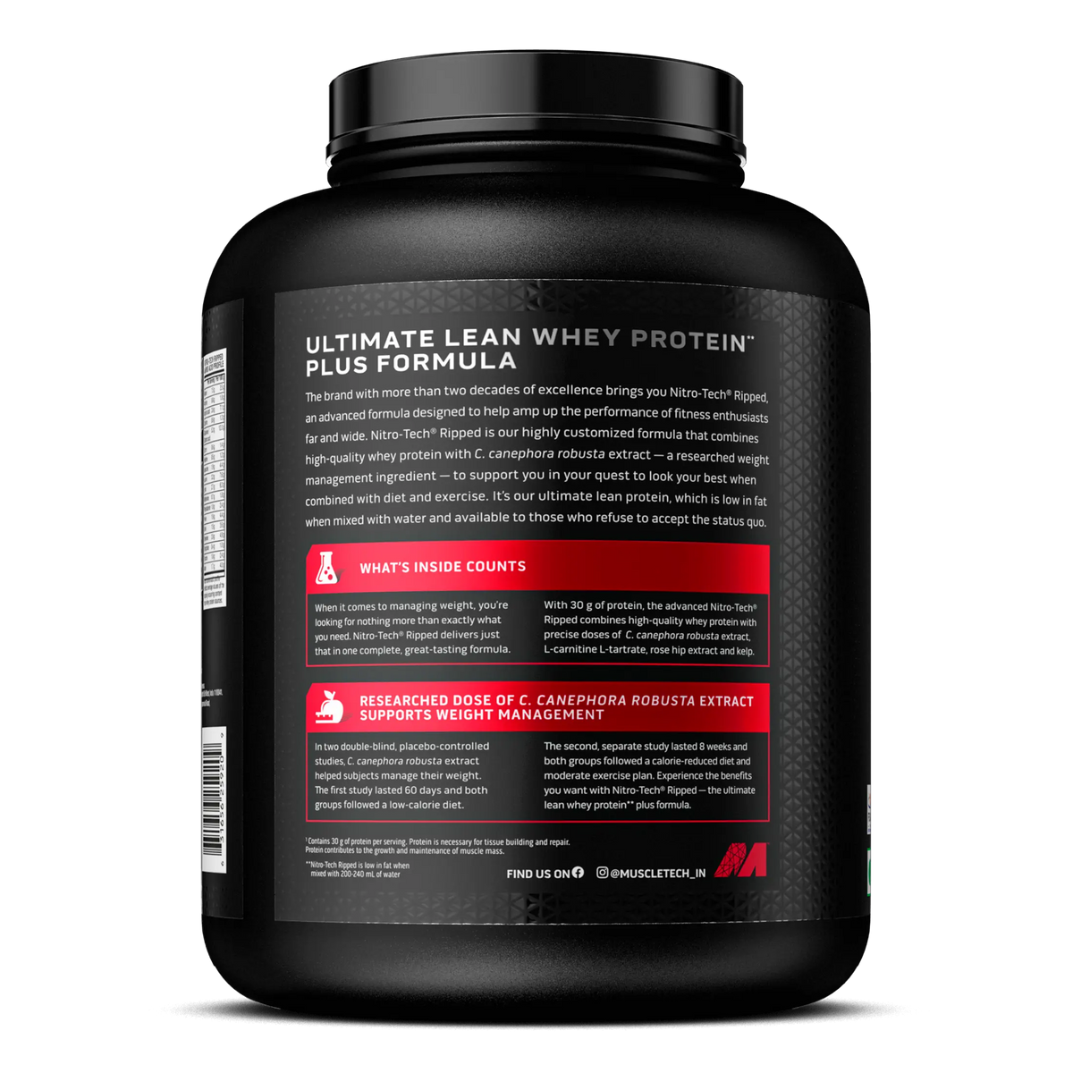MuscleTech NitroTech Ripped Product vendor