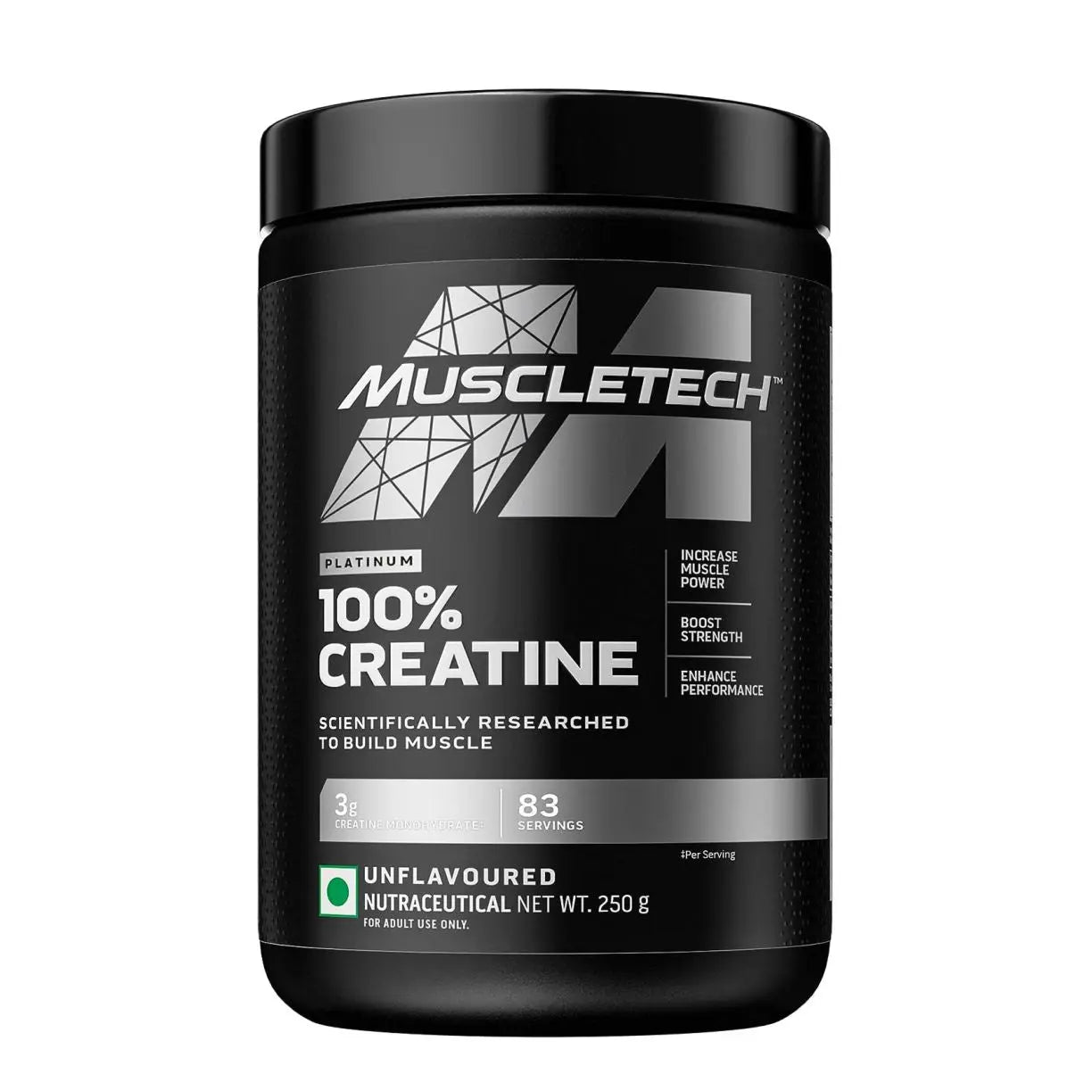 Muscletech Platinum 100% Creatine - Body Building India