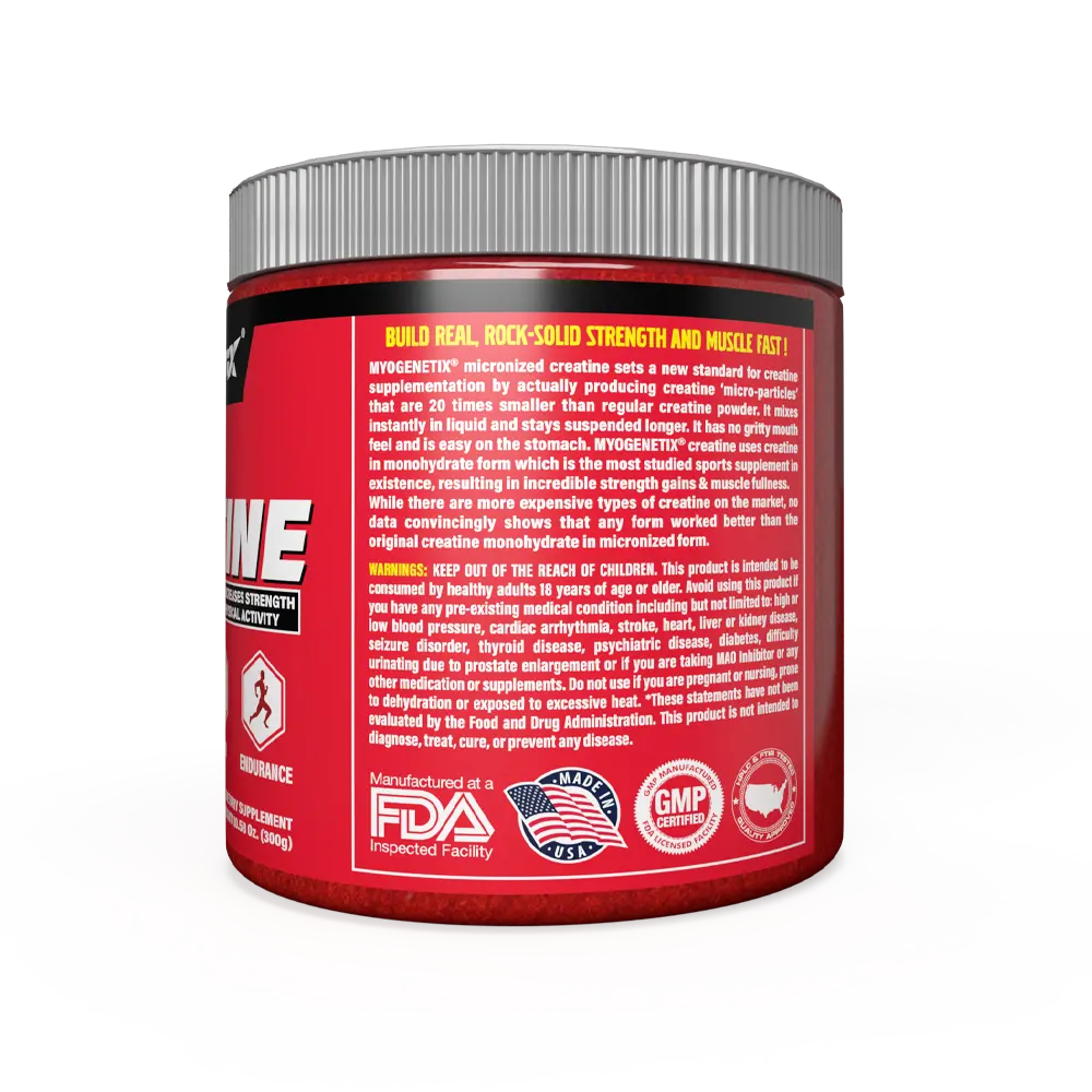Myogenetix Creatine 300g, 100 Servings Product vendor