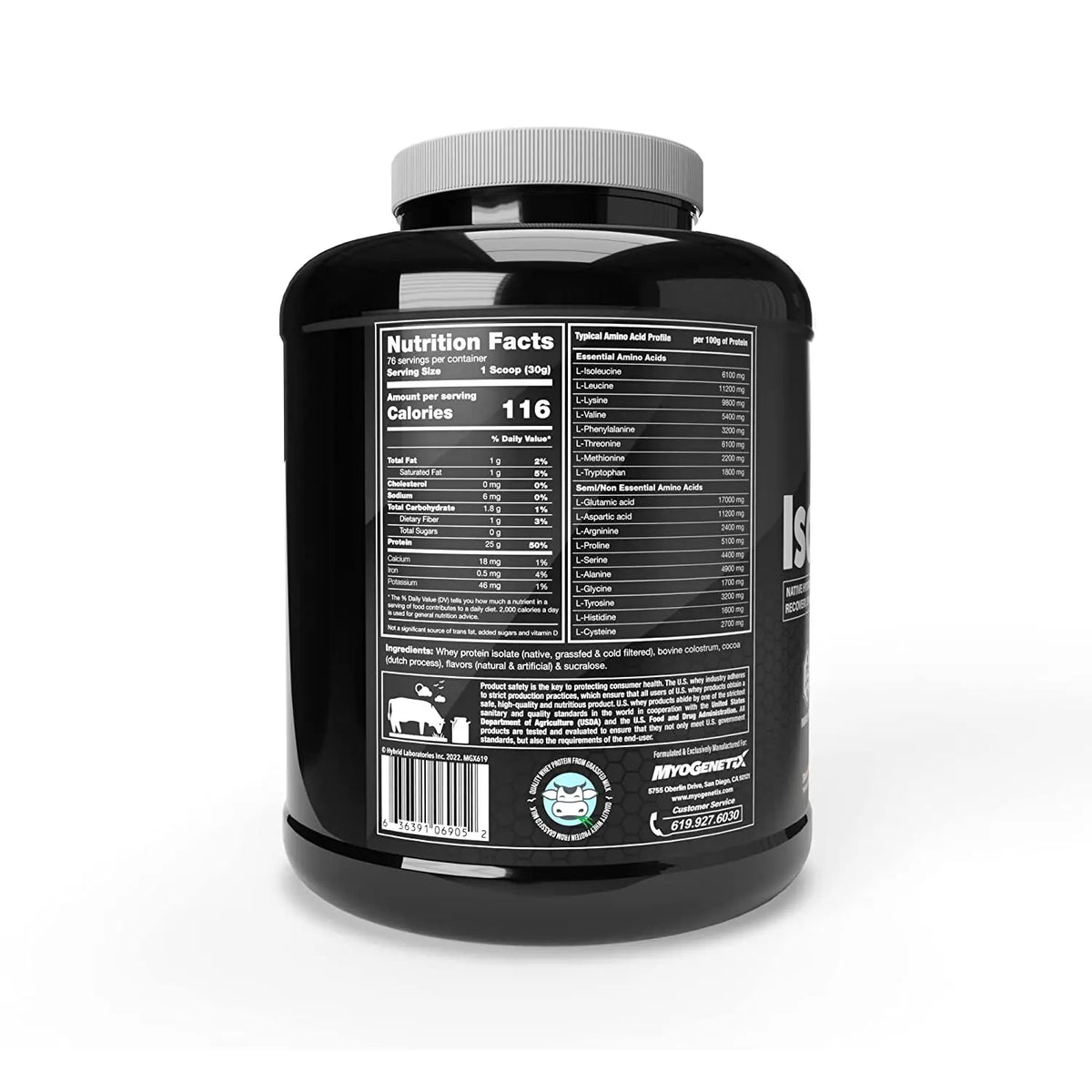 Myogenetix ISOGENETIX Native Hydrolysed Whey Protein Isolate Product vendor