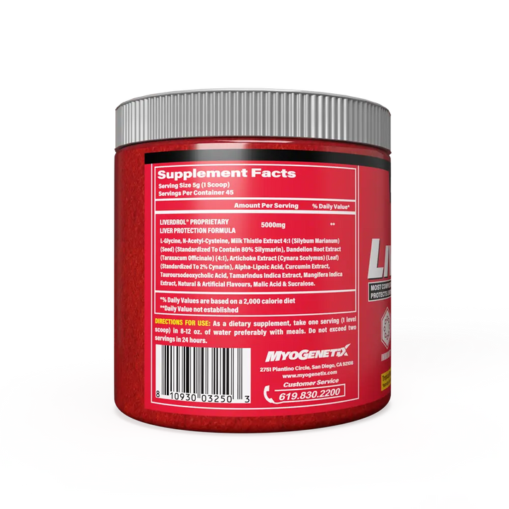 Myogenetix LiverDrol (45 Serving) Product vendor