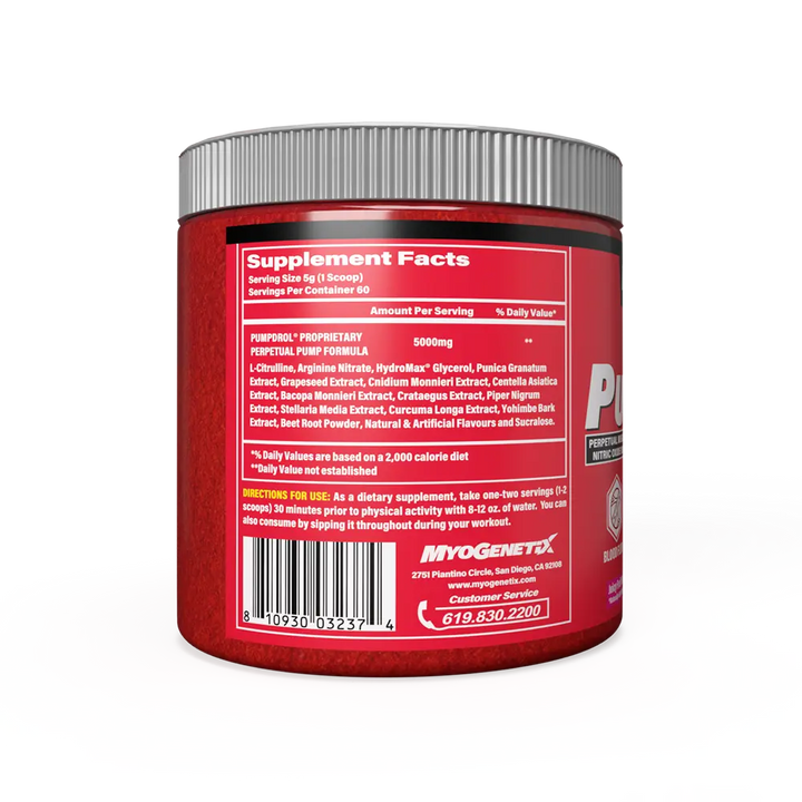 Myogenetix PumpDrol (60 Serving) Product vendor