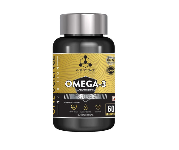 OMEGA-3 ALASKAN FISH OIL 60SOFTGELS ONE SCIENCE NUTRITION Product vendor