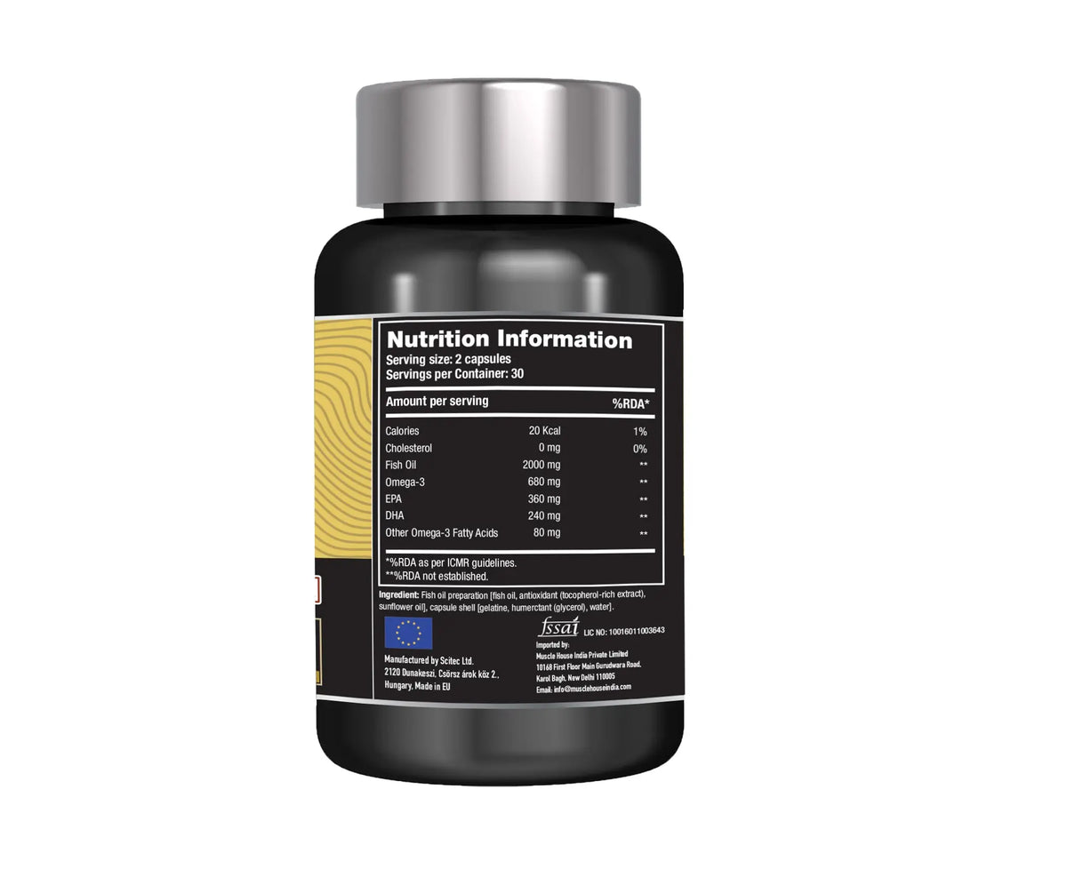 OMEGA-3 ALASKAN FISH OIL 60SOFTGELS ONE SCIENCE NUTRITION Product vendor