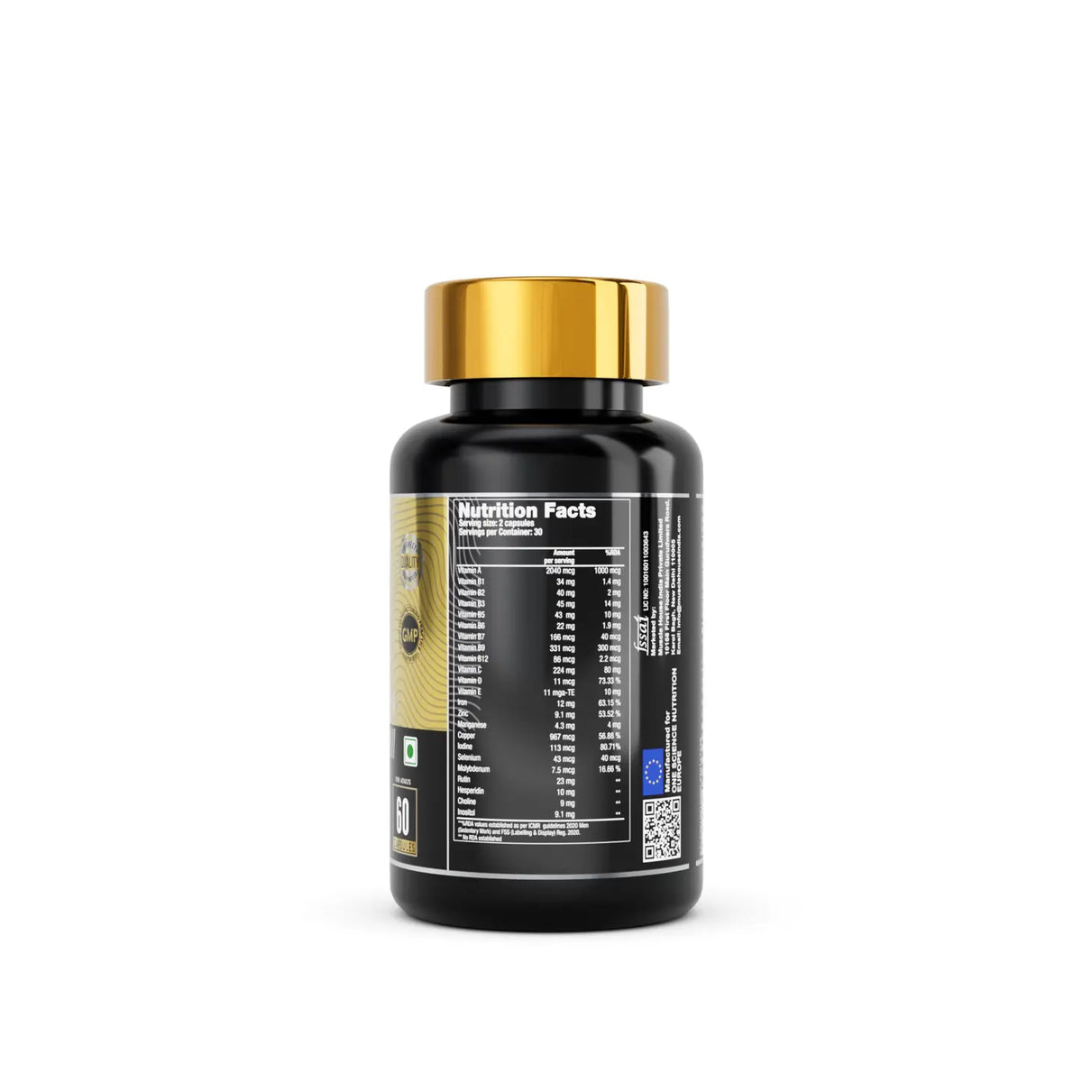 One Science Daily Multivitamins 60 Capsules Product vendor