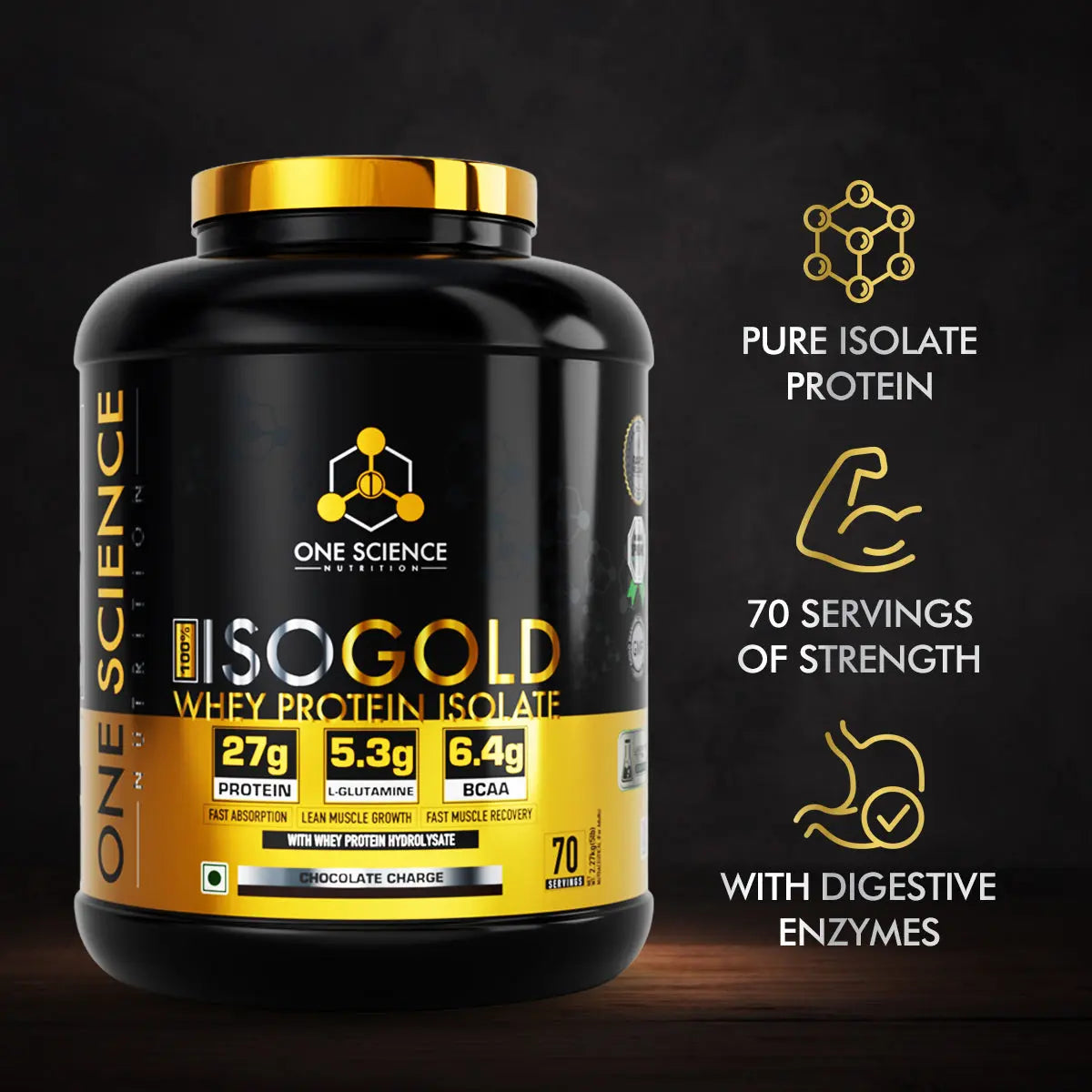 One Science ISO GOLD Whey Protein Isolate | Indian Product vendor
