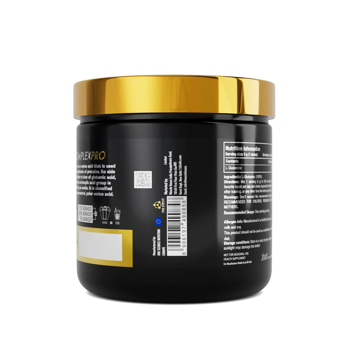 One Science Nutrition (OSN) Complex Pro Glutamine (250 g) | Mfg India Product vendor