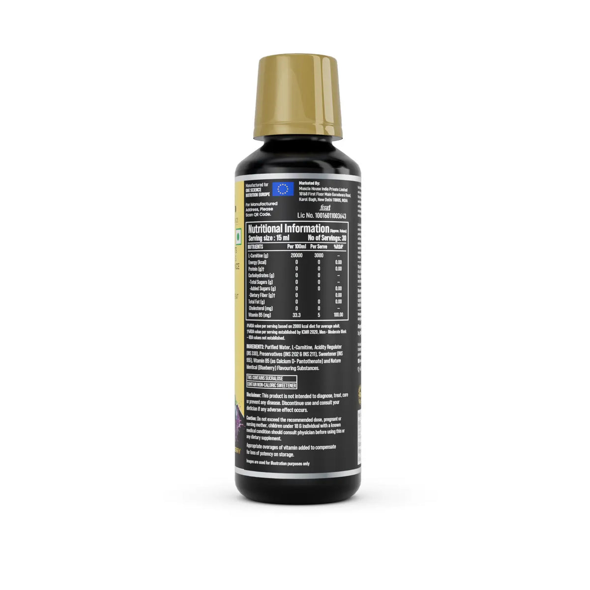 One Science Nutrition (OSN) Liquid L-Carnitine 3000 mg Product vendor