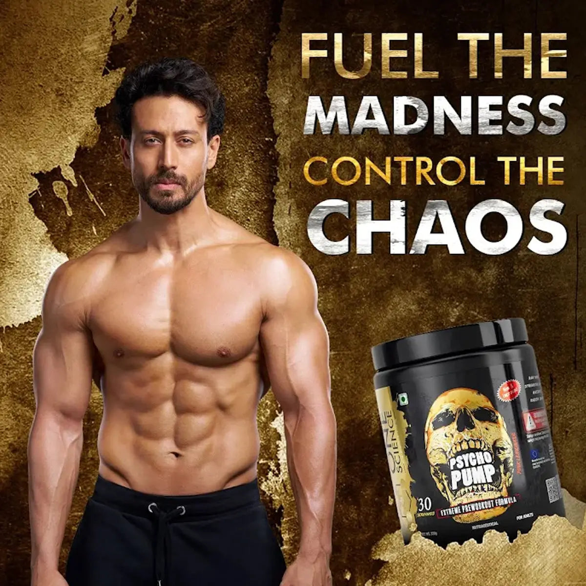One Science Nutrition (OSN) Psycho Pump - Extreme Pre-Workout Formula 330g | Mfg India Product vendor