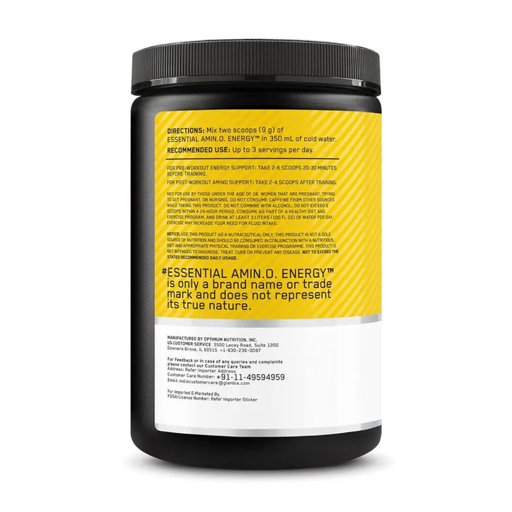 Optimum Nutrition Amino Energy Product vendor