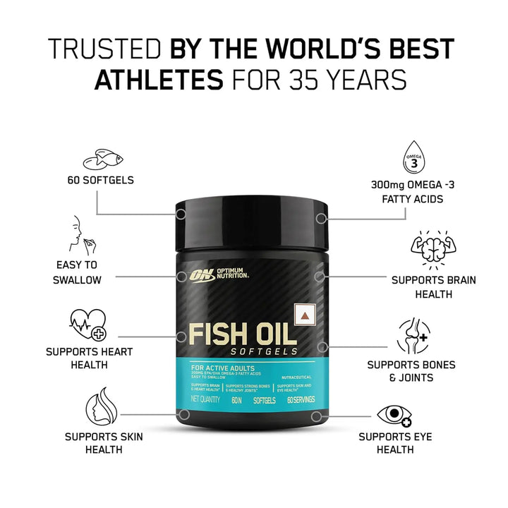 Optimum Nutrition Fish Oil - 60 Capsules Product vendor