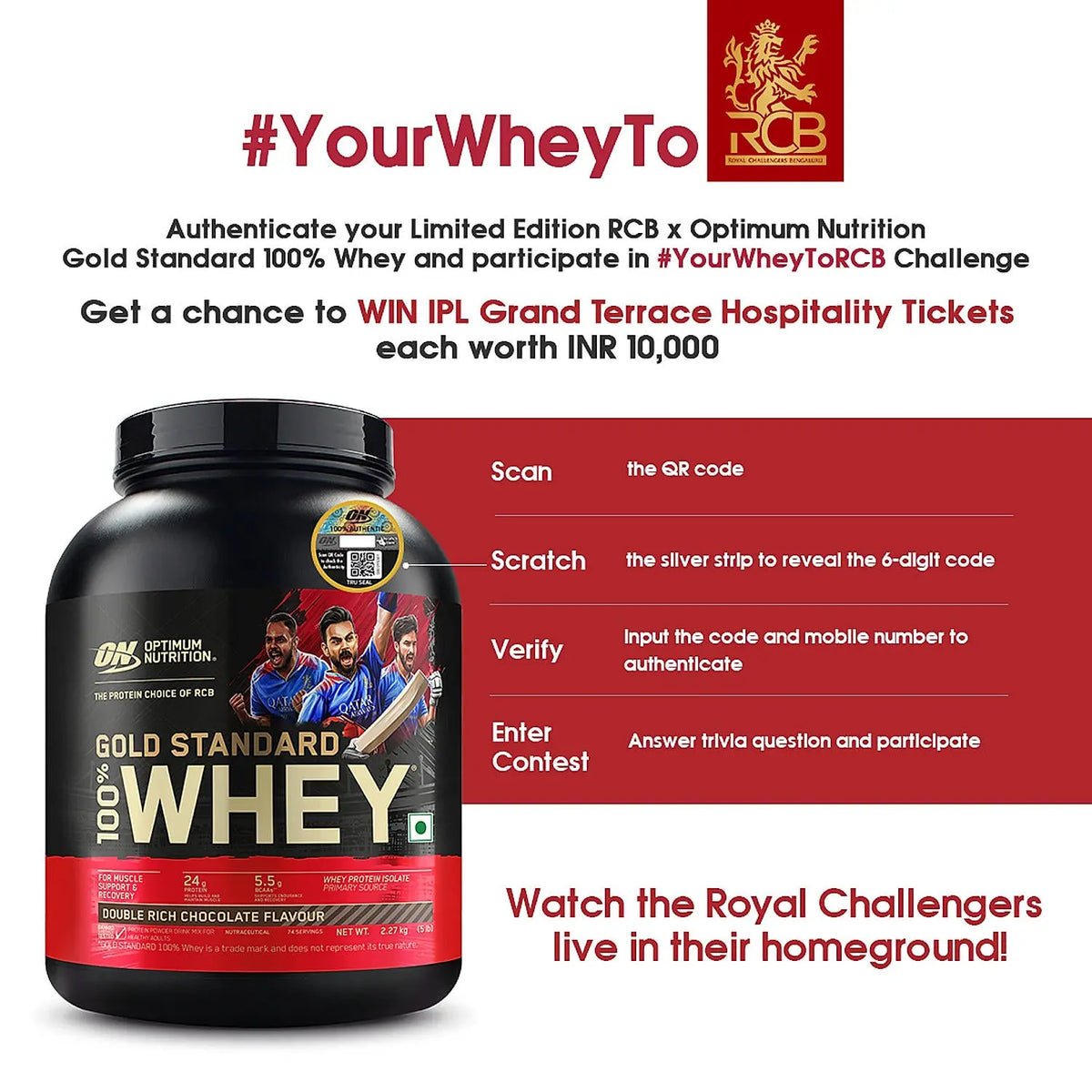 Optimum Nutrition Gold Standard 100% Whey  (Indian) Product vendor